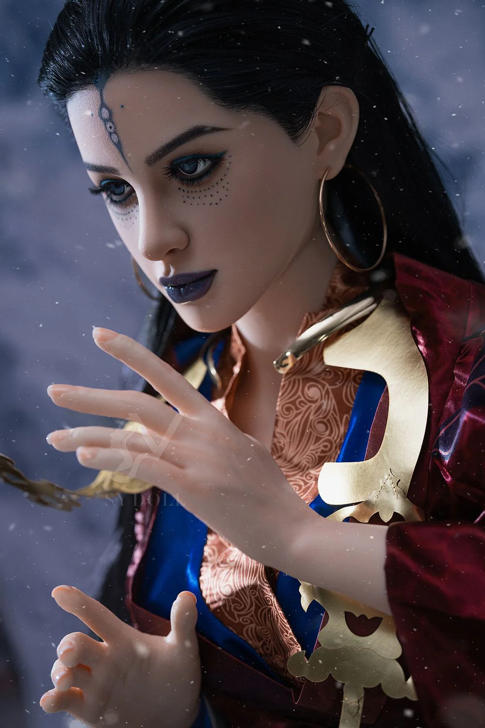 SY DOLL | 164cm ( 5.38' ) - Silicone Head - Game Cosplay Dark Series Big Breasts Sex Doll - Keira