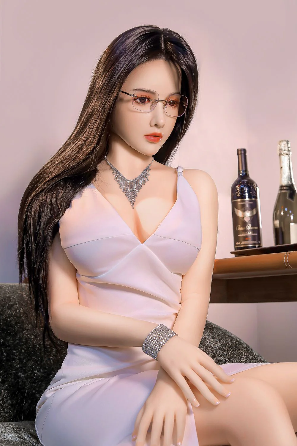 SY DOLL | 166cm(5.45')  -  Silicone Head - Gorgeous Asian Lady Life Size Real Sex Doll - Janny