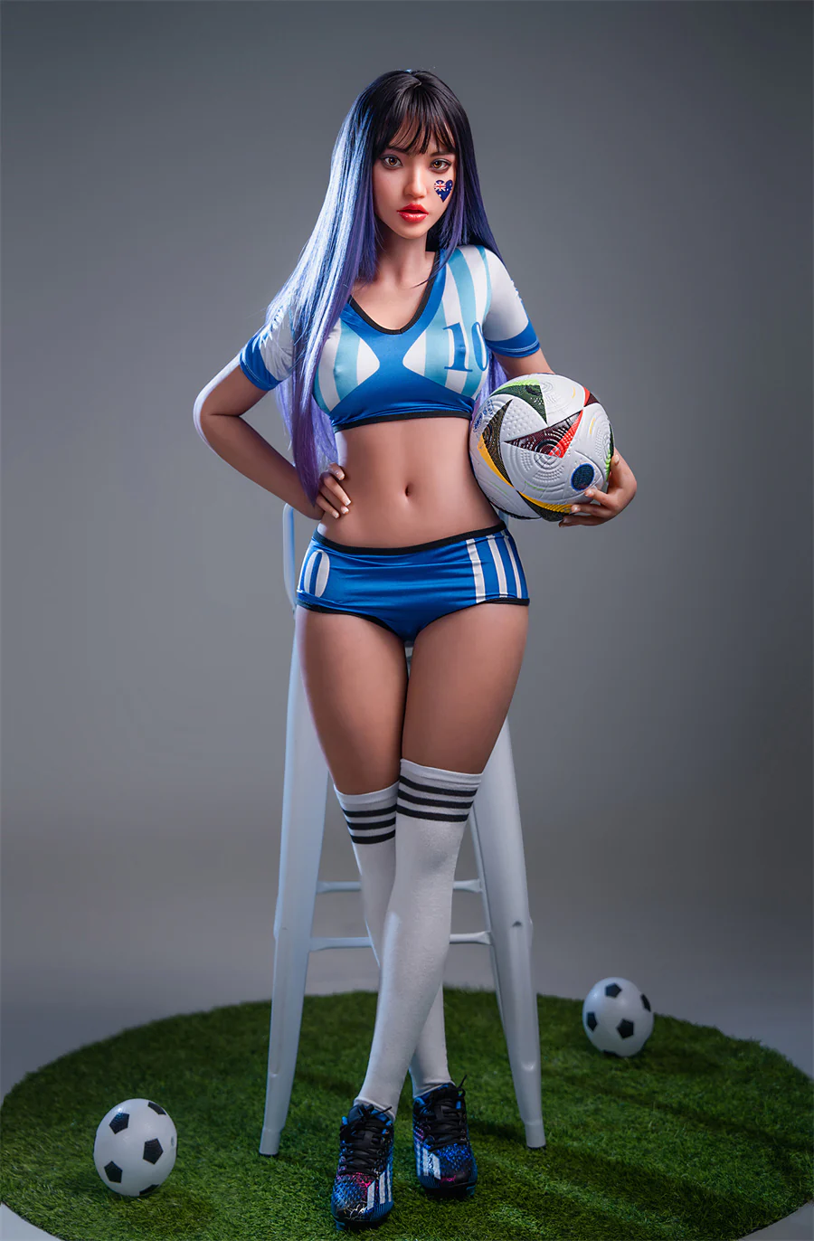 SY DOLL | 152cm(4.99') - Silicone Head -  Big Breasts Cheerleader Sex Doll - Fern