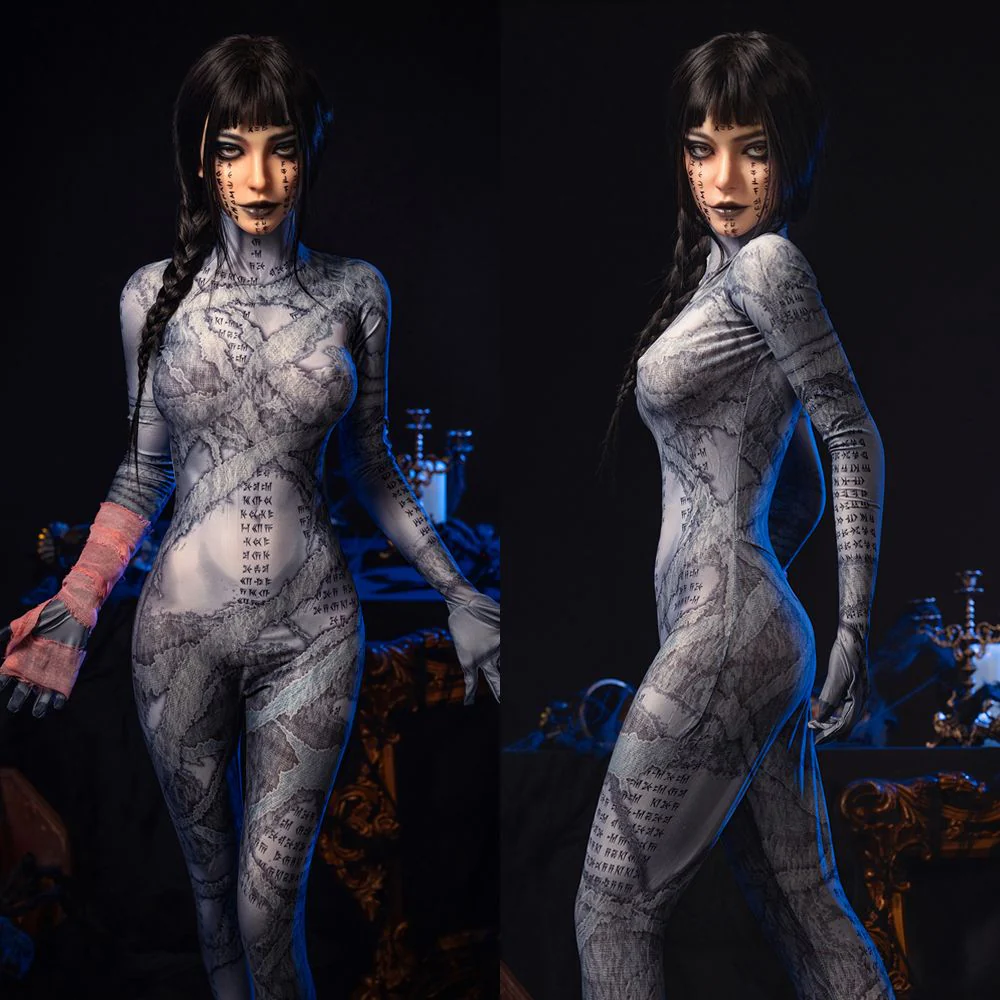 SY DOLL | 166cm (5'45) - Silicone Head - Striking Asian Gwen Cosplay Sex Doll - Blanche