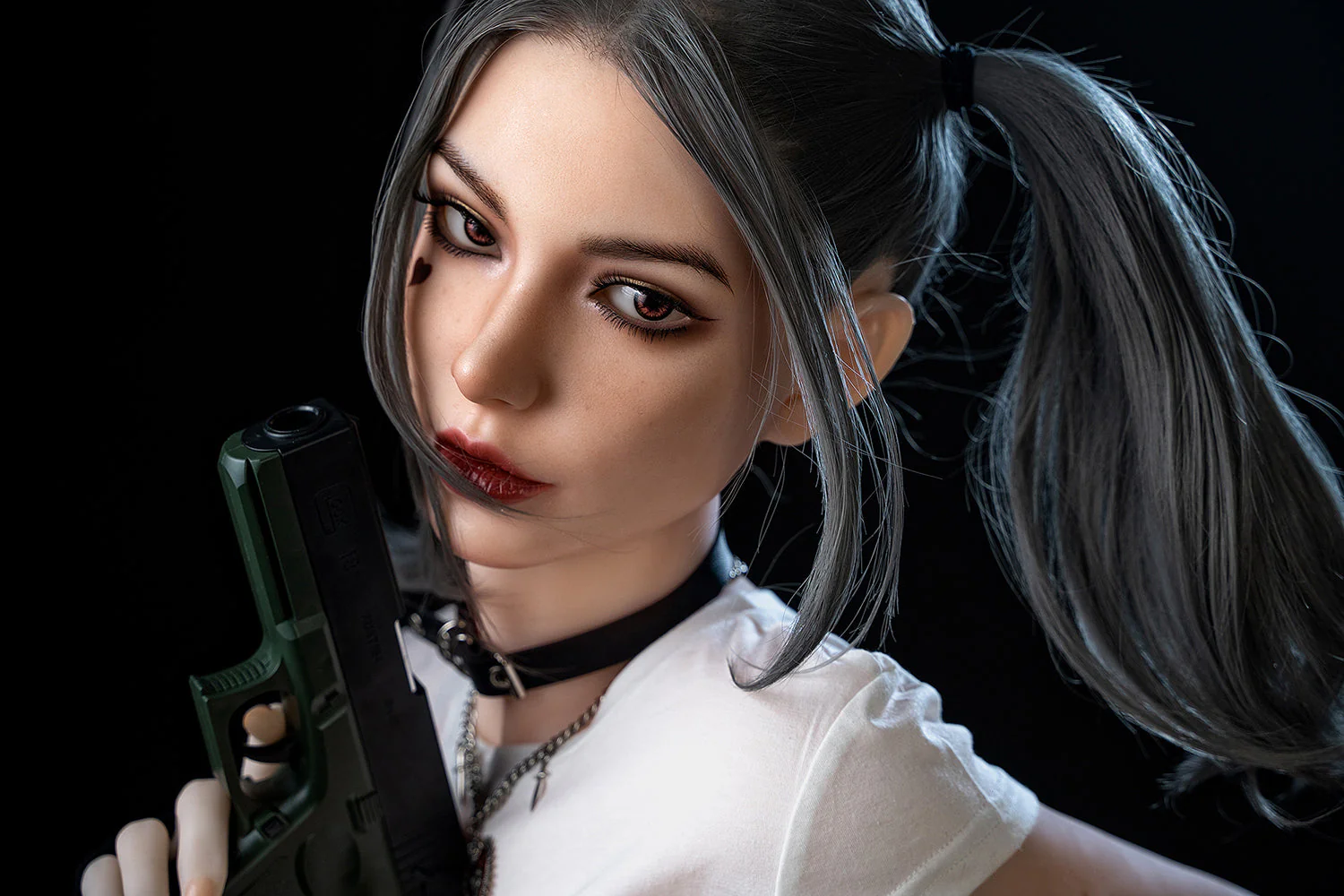 SY DOLL | 173cm(5.68')- Silicone Head - Harley Quinn Cosplay Sex Doll - Delia(4 styles)