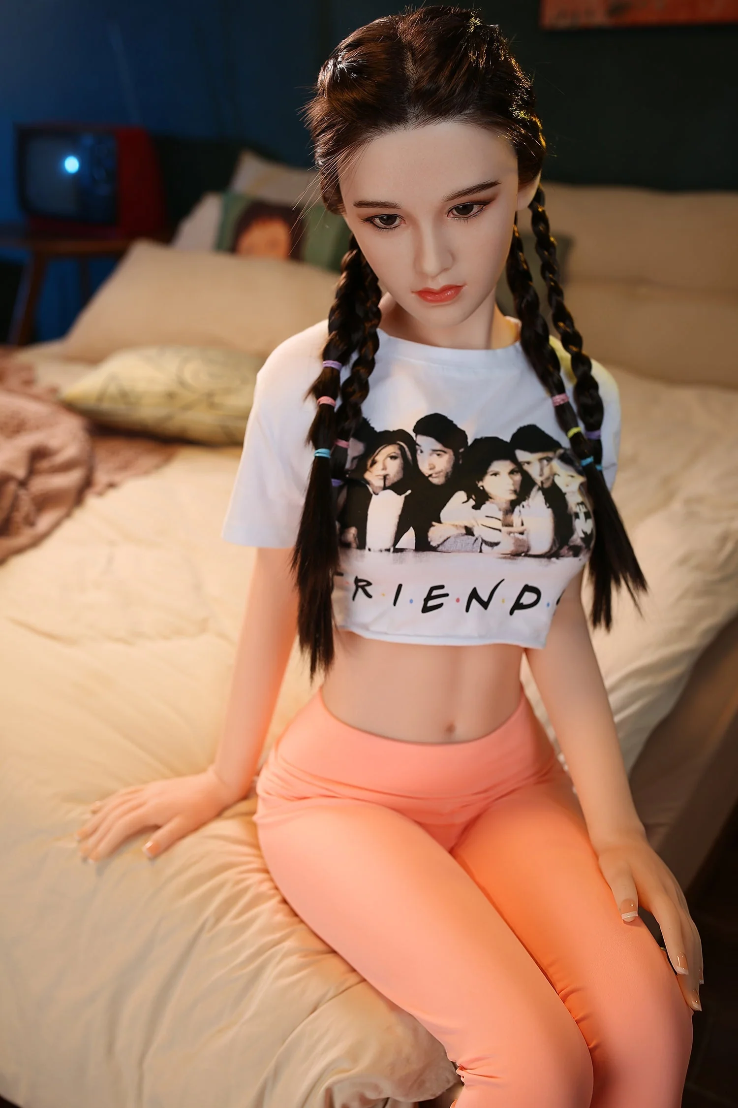 SY DOLL | 160cm(5.25') - Silicone Head - Realistic Sporty Asian Slim Sex Doll- Phoebe