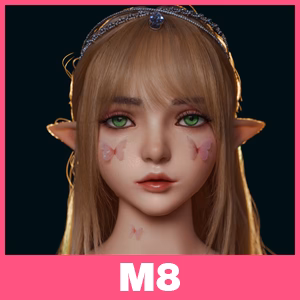 SY DOLL | M Series ROS Sex Doll Head - Silicone Head