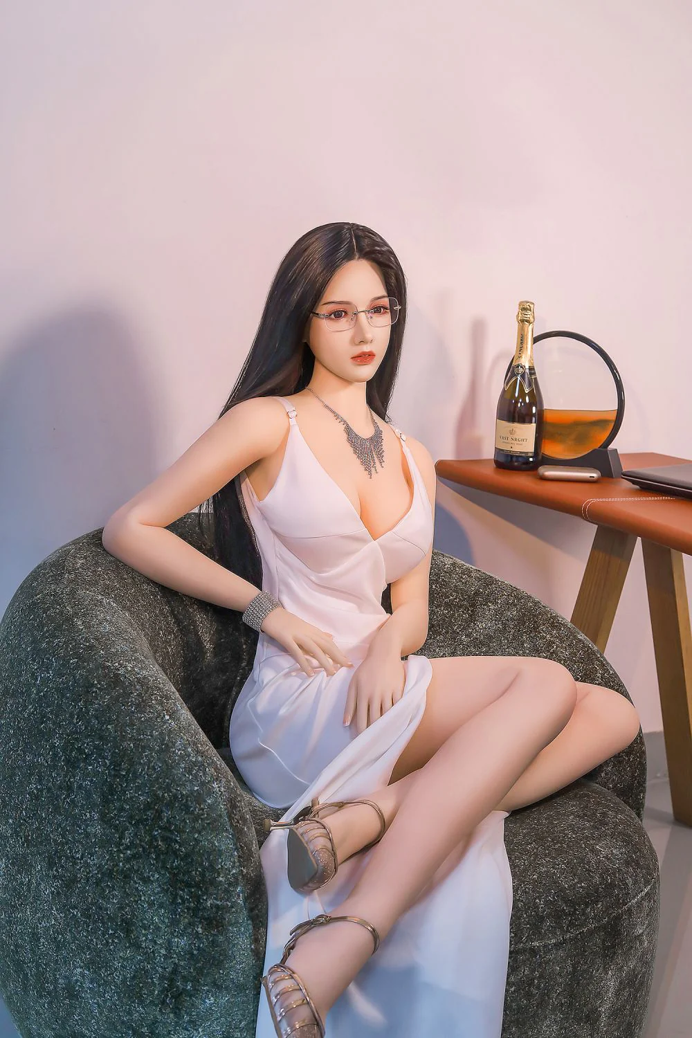 SY DOLL | 166cm(5.45')  -  Silicone Head - Gorgeous Asian Lady Life Size Real Sex Doll - Janny
