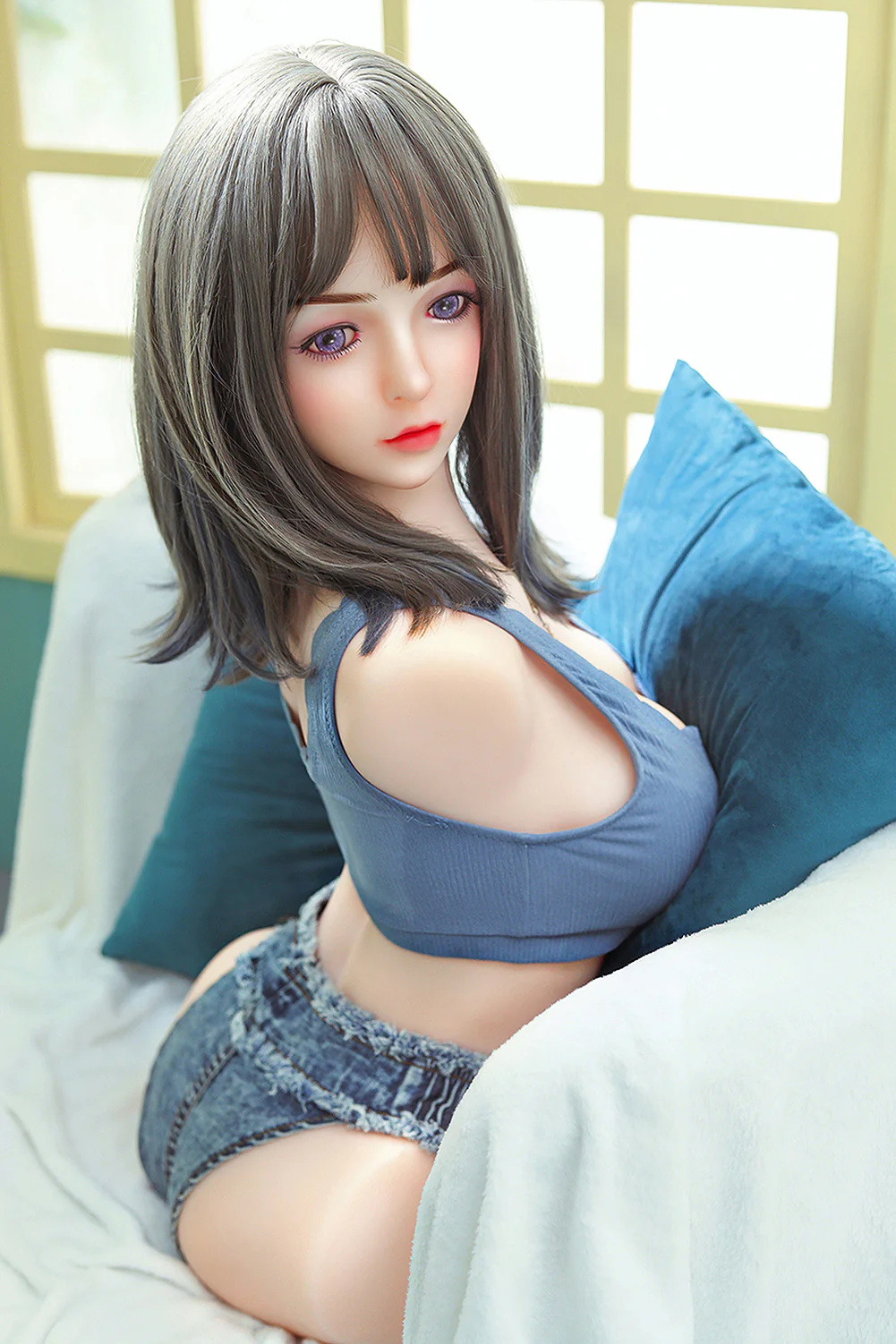 SY DOLL | 65cm (2.13') - TPE  -  Endearing Lifelike Small Breasts Half-Body Torso Sex Doll - CoCo