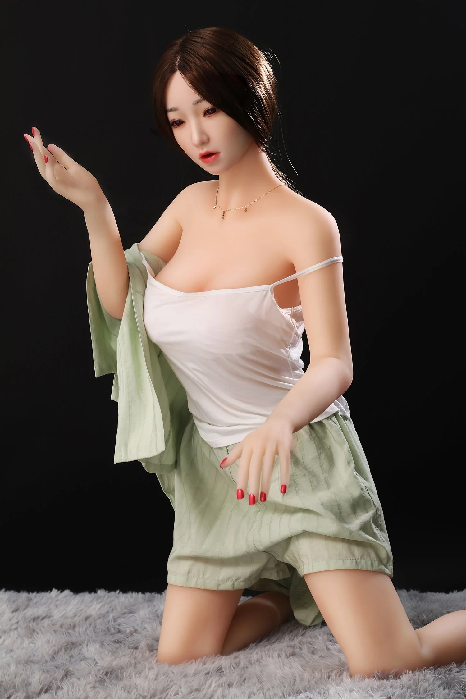 SY Doll | 158cm/5ft2 Korean Realistic Sex Doll with Silicone Head - Serena