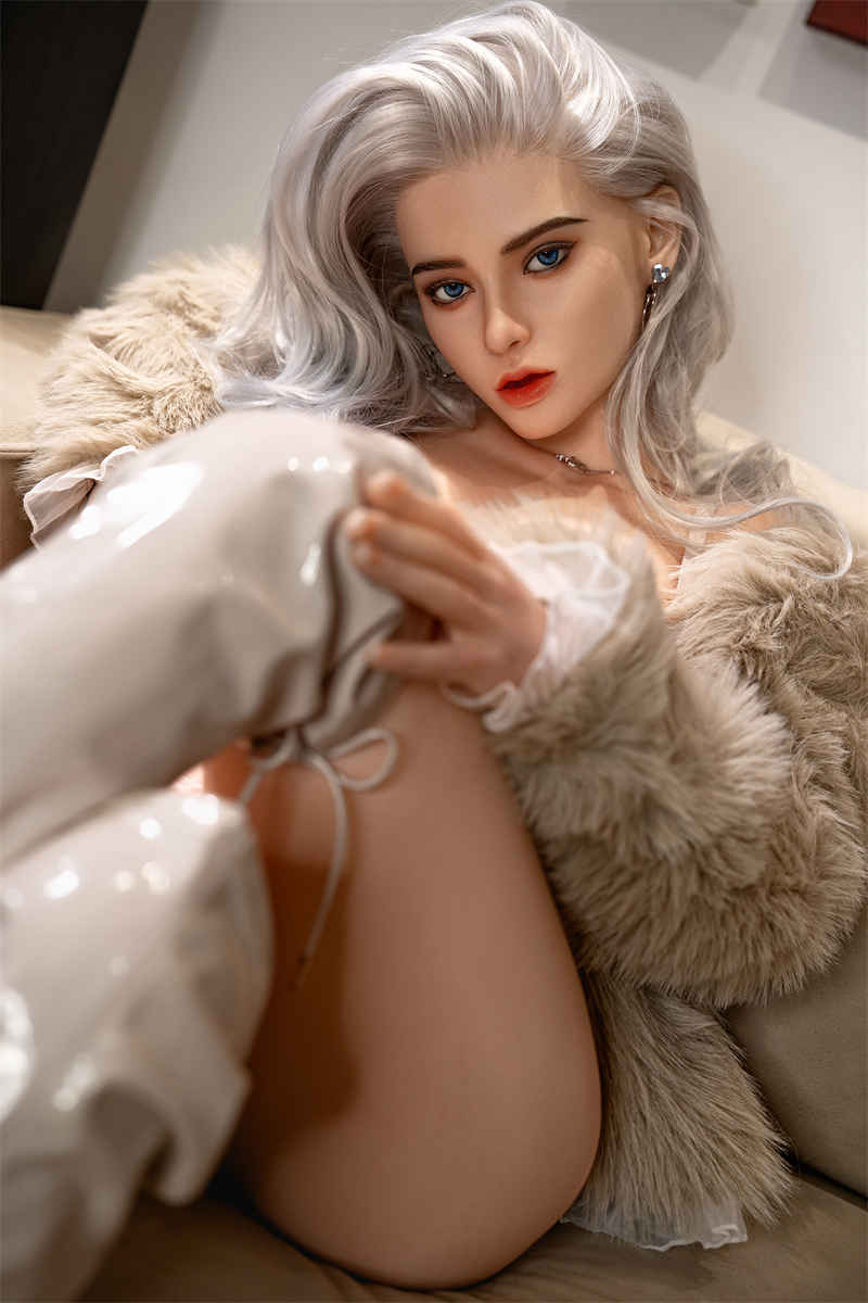 SY DOLL | 164cm(5.38') -Silicone Head -M Series Lifelike Chic Silver Hair Cosplay Sex Doll - Chloe