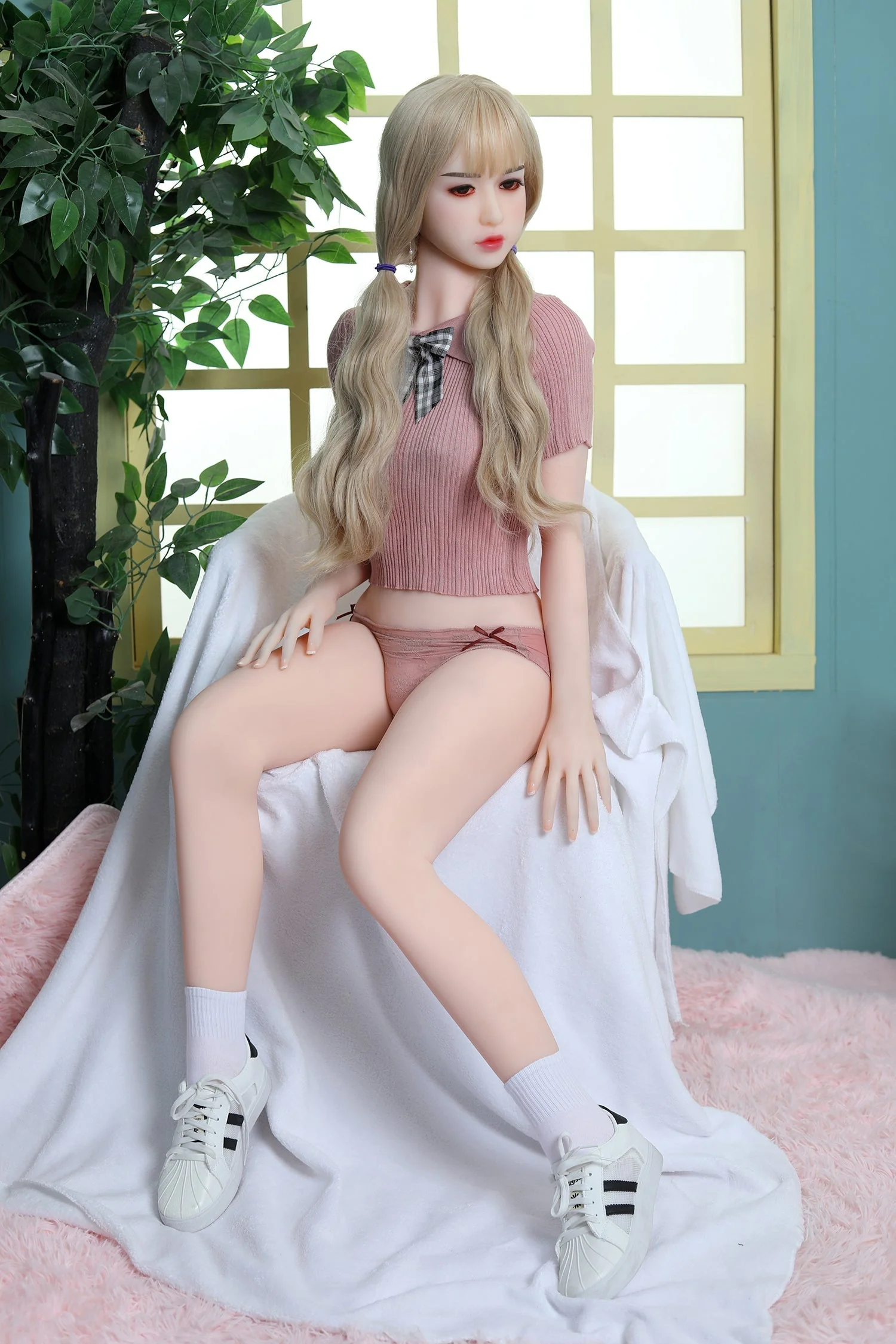 SY DOLL | 155cm(5.09') - Silicone Head -Small Breast Asian Sex Doll - Lucia