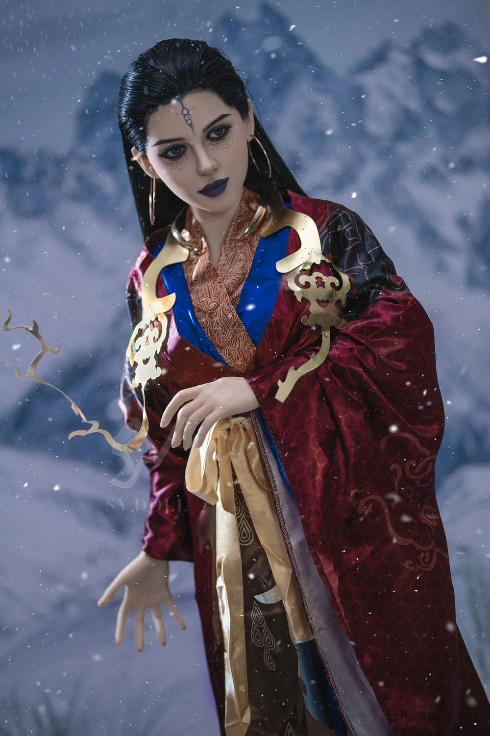 SY DOLL | 164cm ( 5.38' ) - Silicone Head - Game Cosplay Dark Series Big Breasts Sex Doll - Keira