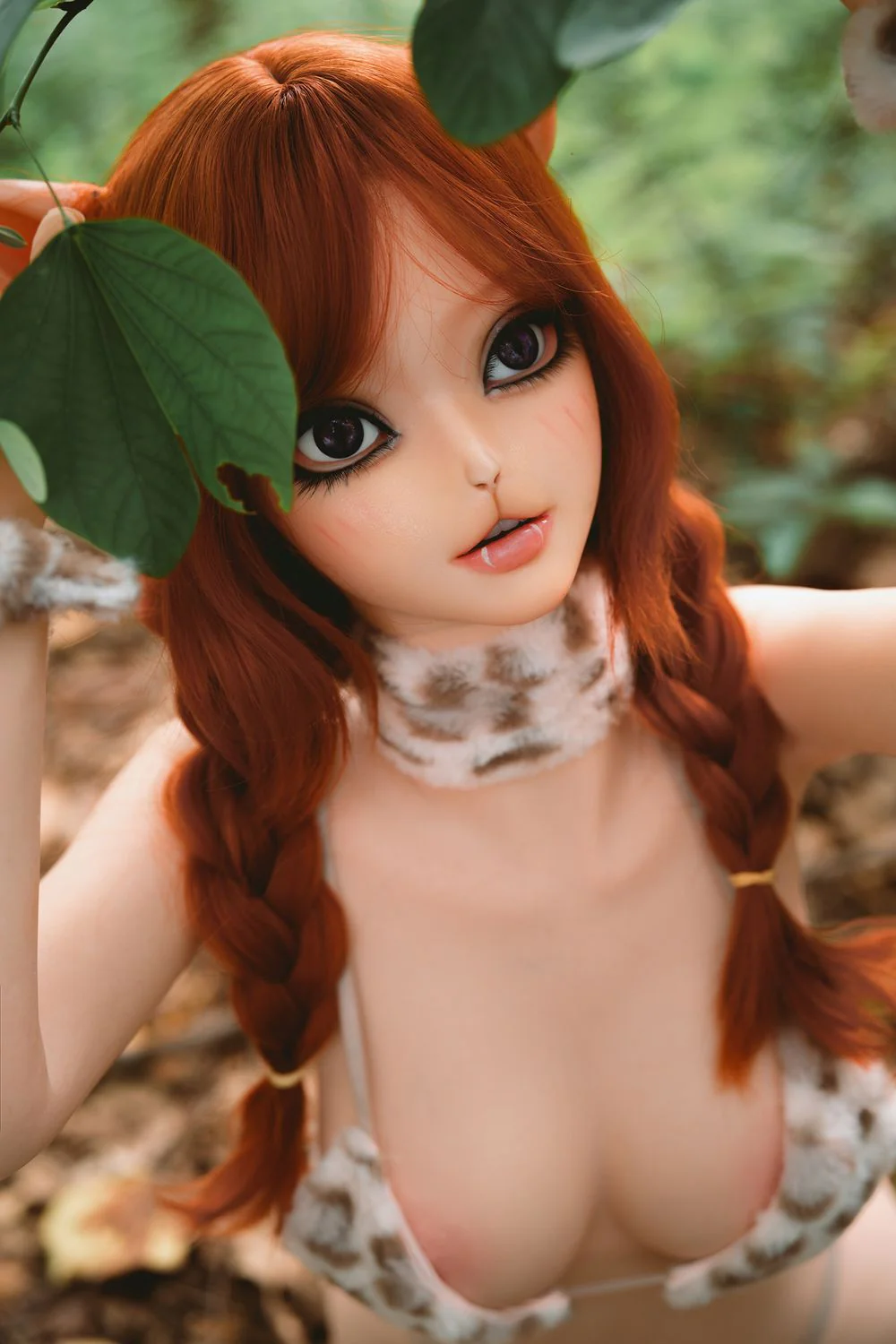 SY DOLL | 152cm (4.99') - Silicone Head - Jungle Huntress Cunning Fox Cosplay Sex Doll - Josie