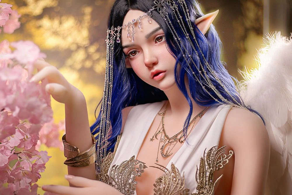 SY DOLL | 160cm(5.25')Silicone Head Beautiful Small Breasts Sex Doll - Ophelia