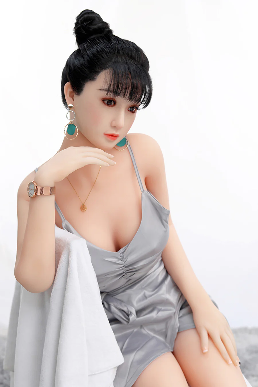 SY DOLL | 158cm(5.18')- Silicone Head - Realistic Hispanic Teacher Sex Doll- Apple