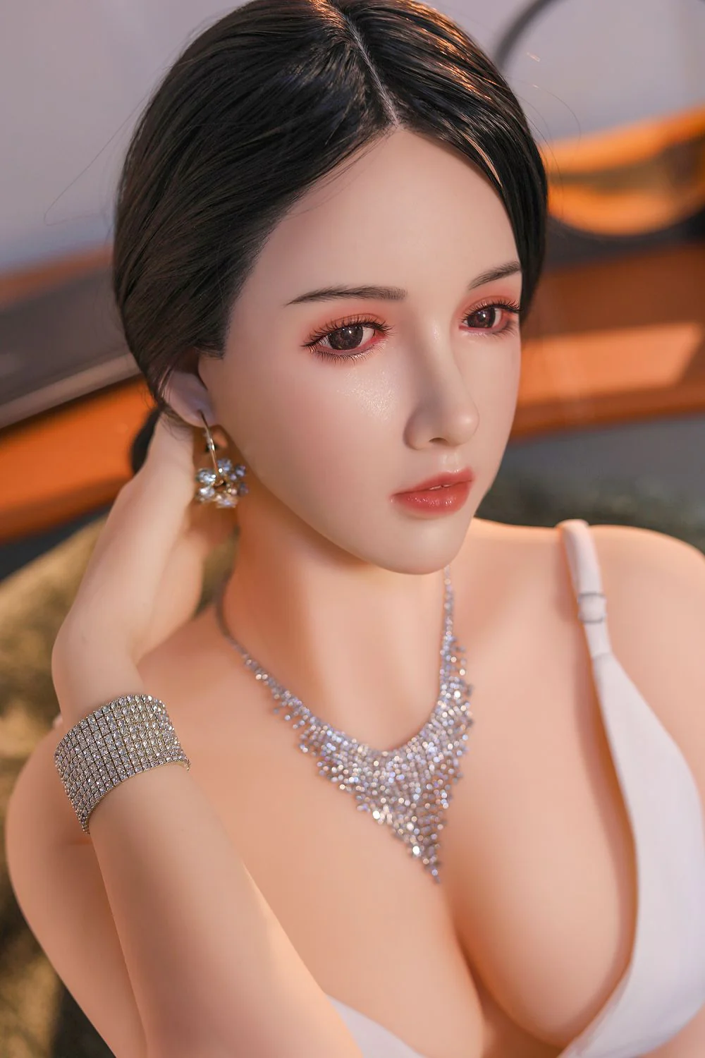 SY DOLL | 166cm(5.45')  -  Silicone Head - Gorgeous Asian Lady Life Size Real Sex Doll - Janny