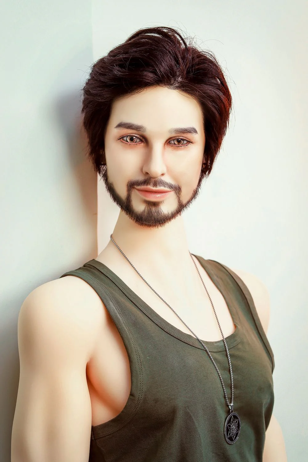 SY DOLL | 162cm(5.31')- Silicone Head - Mature Lifelike Muscular Gay Male Sex Doll - James