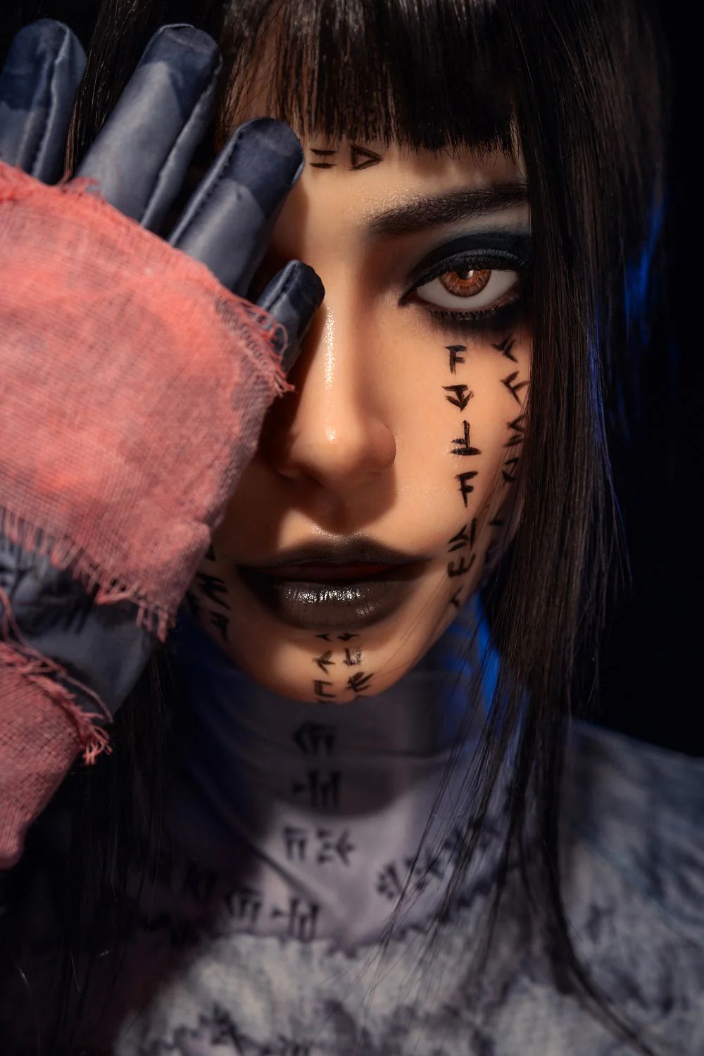 SY DOLL | 166cm (5'45) - Silicone Head - Striking Asian Gwen Cosplay Sex Doll - Blanche