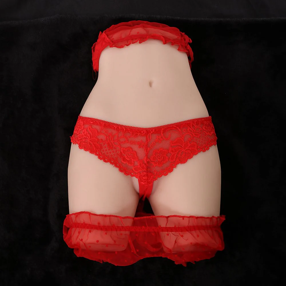 SY DOLL | 41cm (1.35') - TPE - Curvaceous Hips and Waist Lifelike Torso Sex Doll - Carmela