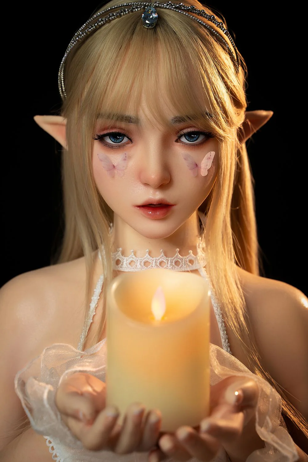 SY DOLL | 150cm (4.92')  Full Silicone Model Figure Elf Anime Cosplay Sex Doll - Joy