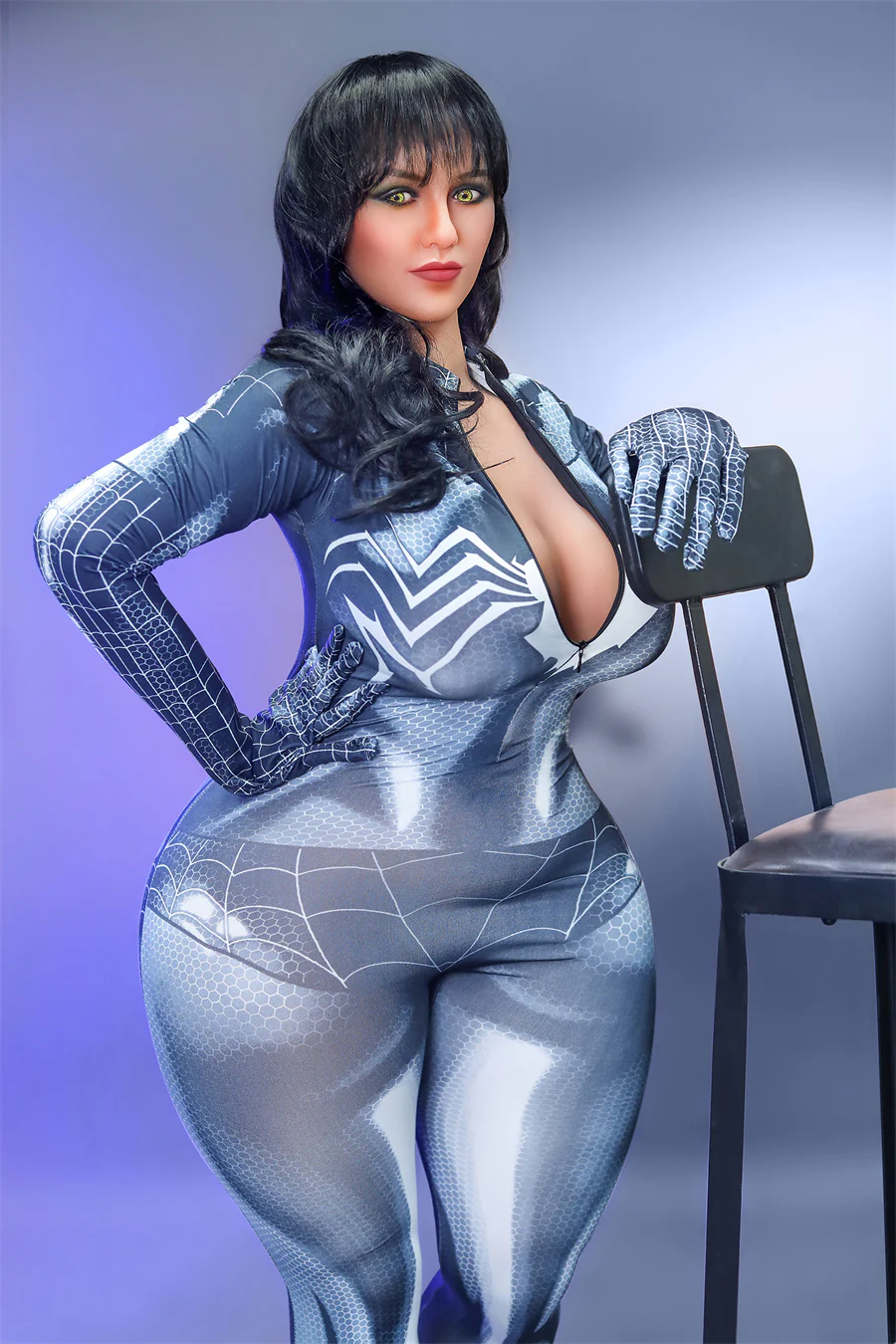 SY DOLL | 150cm(4.92')- TPE - Size+ Spiderman Bodysuit Sex Doll - Gwen