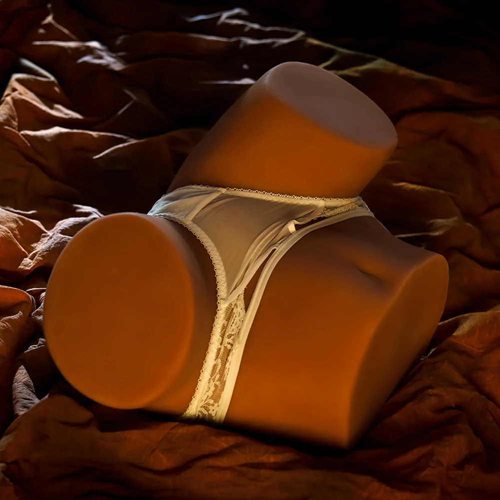 SY DOLL | 26cm (0.85') - TPE - Tan Sculpted Firm Hips Lifelike Torso Sex Doll - Sibby