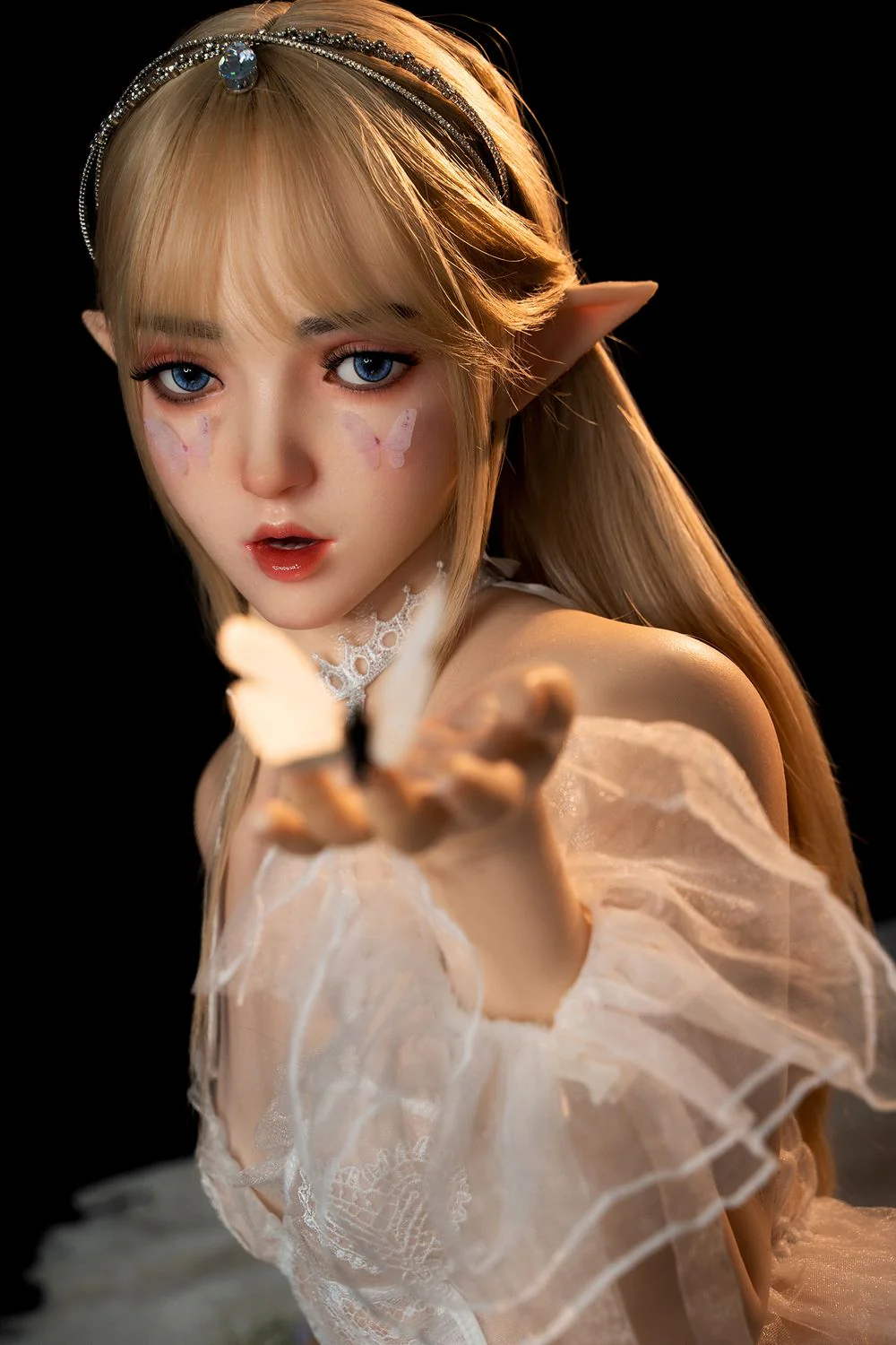 SY DOLL | 150cm (4.92')  Full Silicone Model Figure Elf Anime Cosplay Sex Doll - Joy