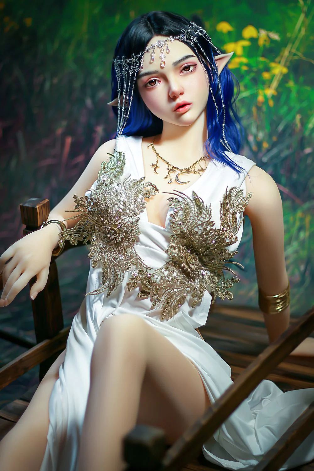 SY DOLL | 160cm(5.25')Silicone Head Beautiful Small Breasts Sex Doll - Ophelia