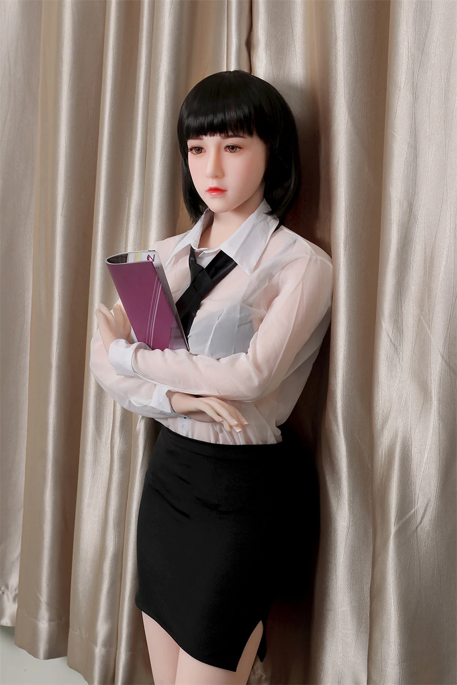 SY DOLL | 165cm(5.41')-Silicone Head- Pink Nurse Costume Sex Doll - Ming