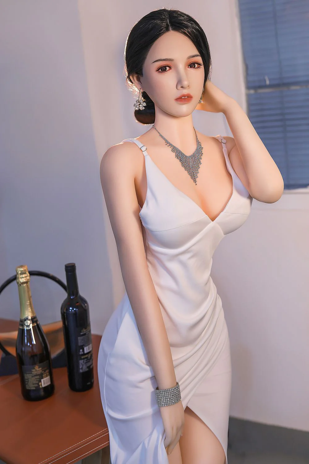 SY DOLL | 166cm(5.45')  -  Silicone Head - Gorgeous Asian Lady Life Size Real Sex Doll - Janny