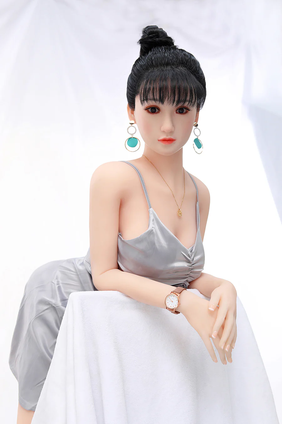 SY DOLL | 158cm(5.18')- Silicone Head - Realistic Hispanic Teacher Sex Doll- Apple