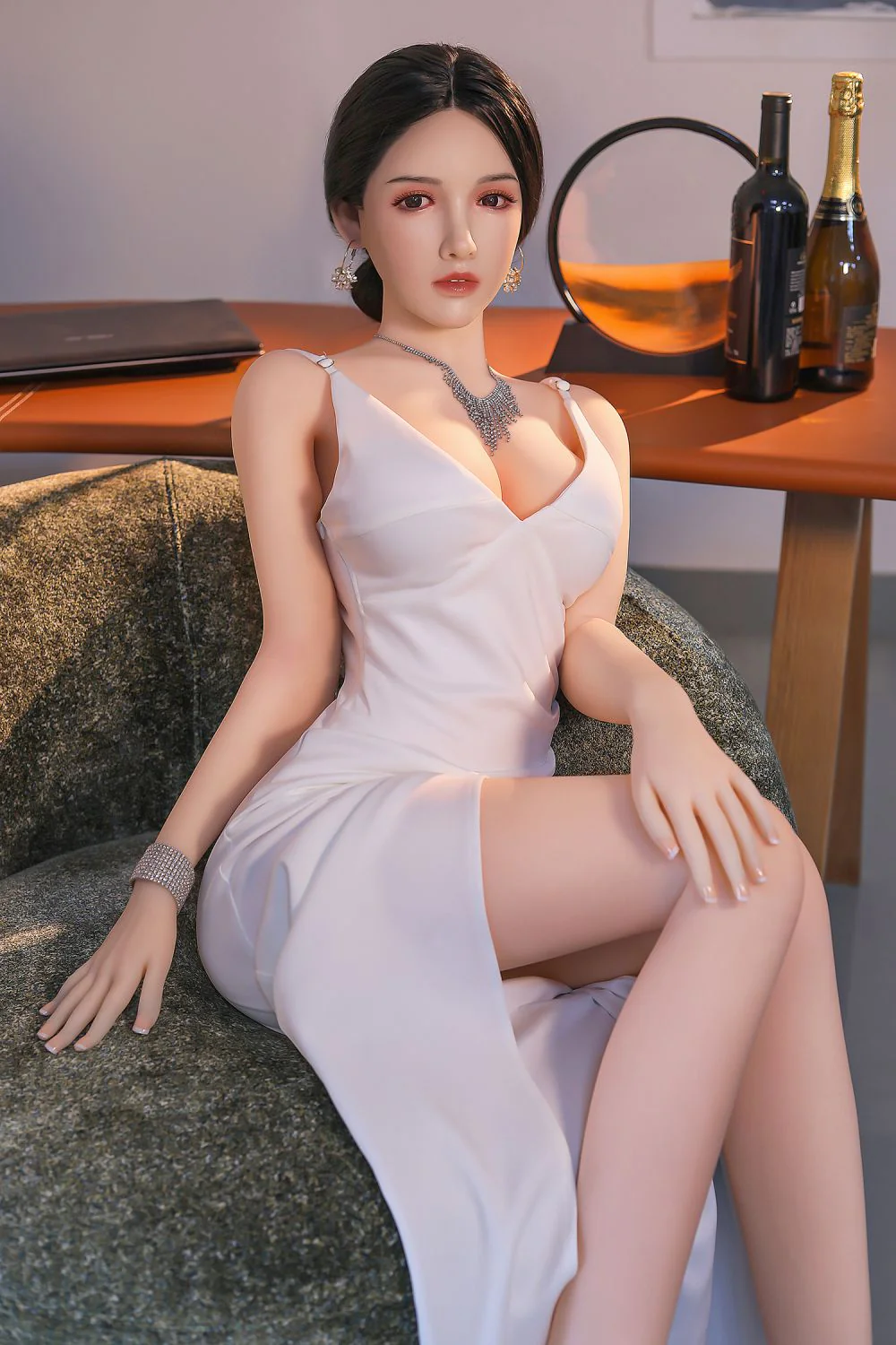SY DOLL | 166cm(5.45')  -  Silicone Head - Gorgeous Asian Lady Life Size Real Sex Doll - Janny