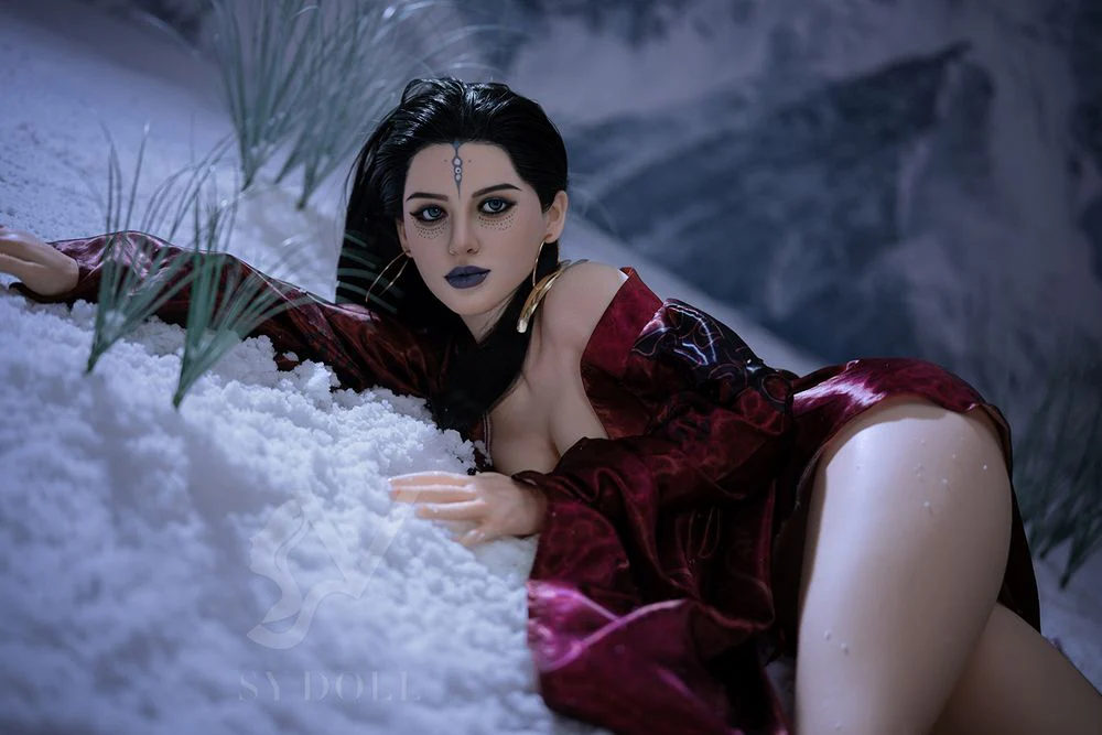 SY DOLL | 164cm ( 5.38' ) - Silicone Head - Game Cosplay Dark Series Big Breasts Sex Doll - Keira