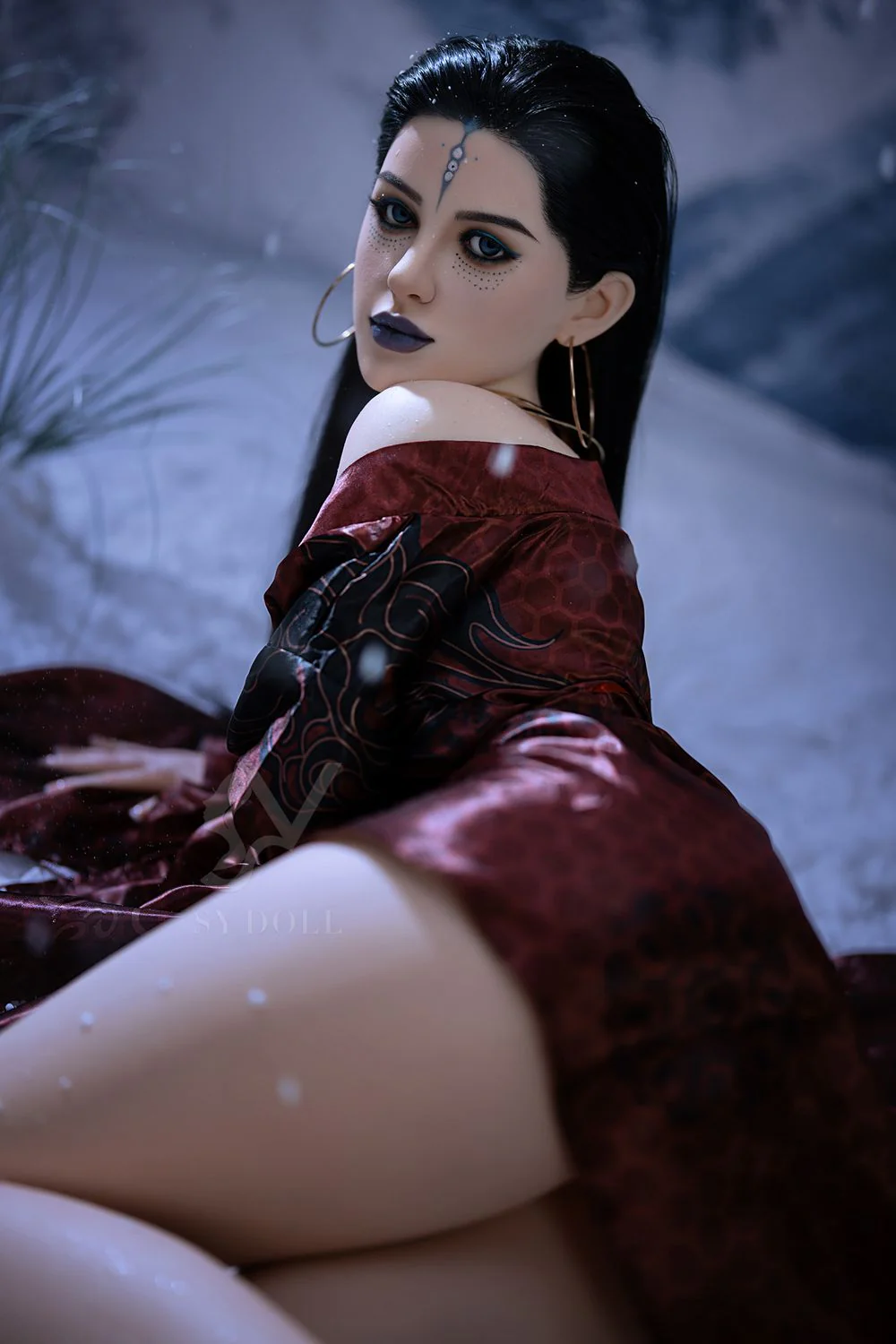 SY DOLL | 164cm ( 5.38' ) - Silicone Head - Game Cosplay Dark Series Big Breasts Sex Doll - Keira