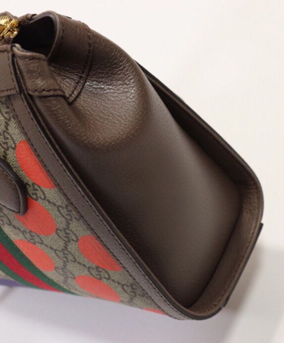 Gucci Ophidia Small Tote Bag 547551 Dark Coffee