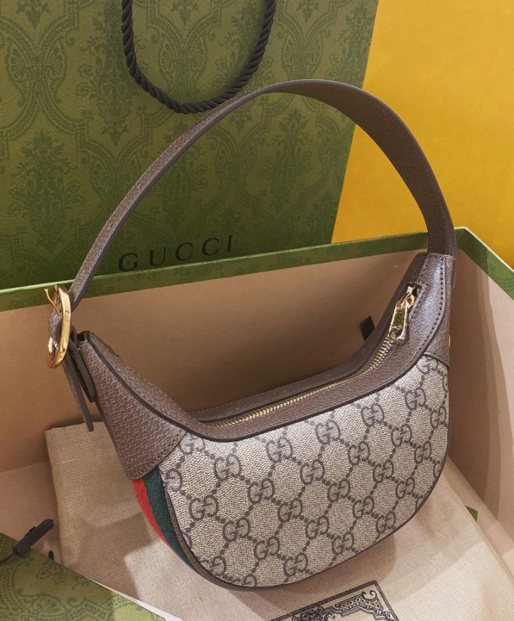 Gucci Ophidia GG Mini Bag 658551 Dark Coffee