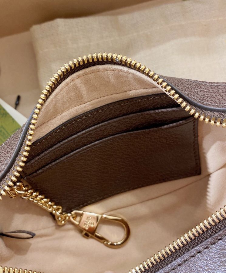 Gucci Ophidia GG Mini Bag 658551 Dark Coffee