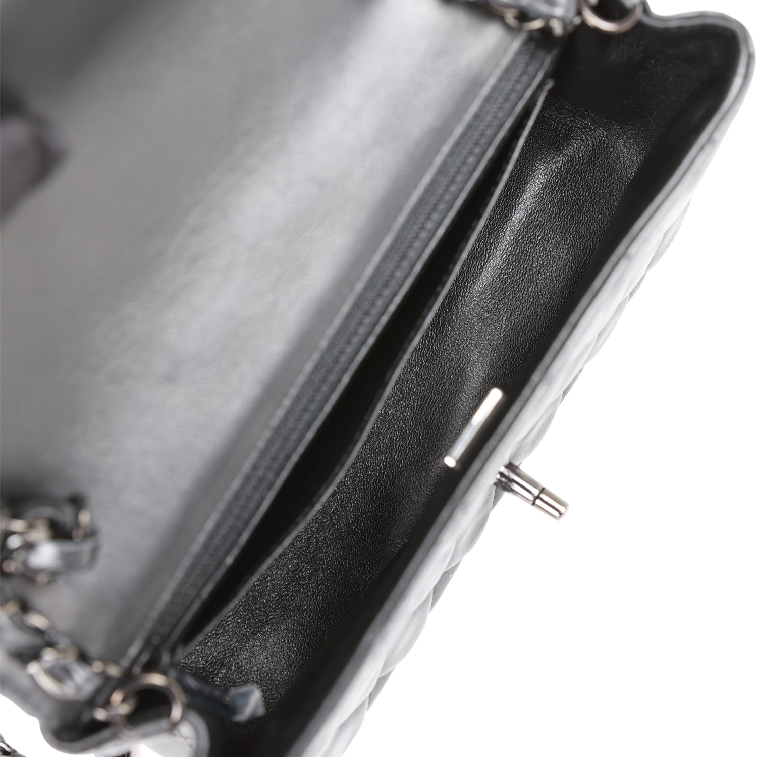 Chanel Mini Rectangular Flap Bag SO Black Lambskin Black Hardware for MR