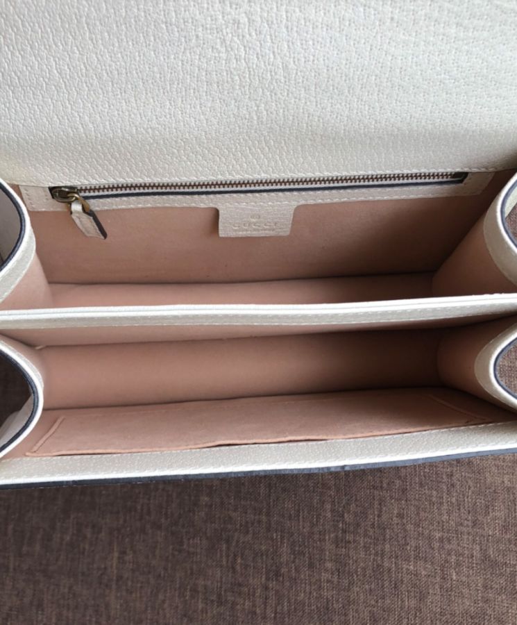 Gucci Ophidia Small Top Handle Bag With Web 652683