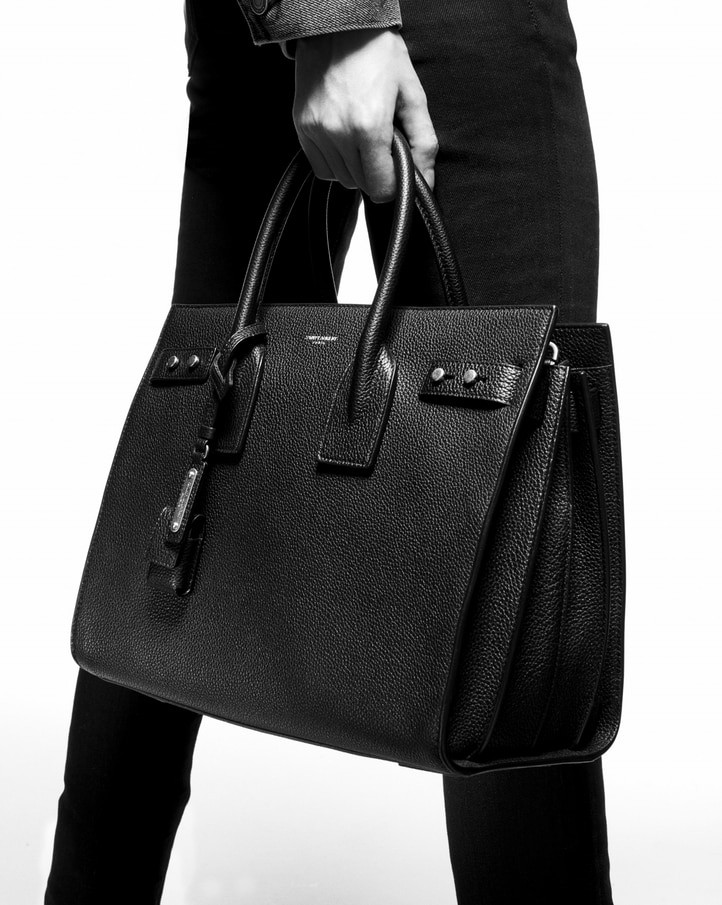 Saint Laurent Classic Sac De Jour Small In Grained Leather