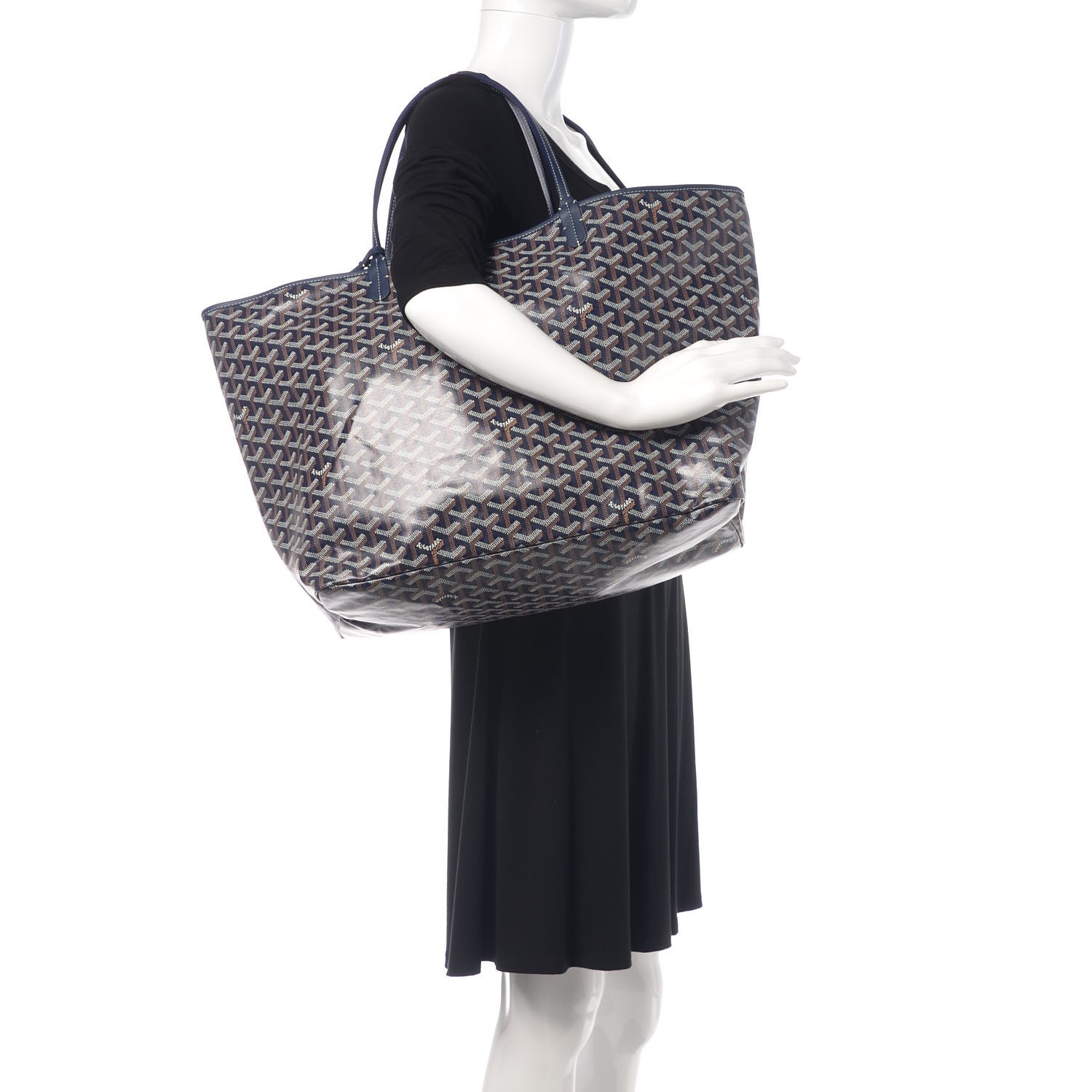 Goyardine Saint Tote Navy GM