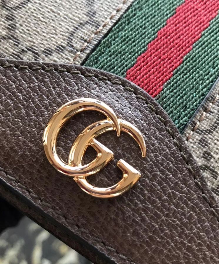 Gucci Ophidia GG small shoulder bag 601044 Dark Coffee
