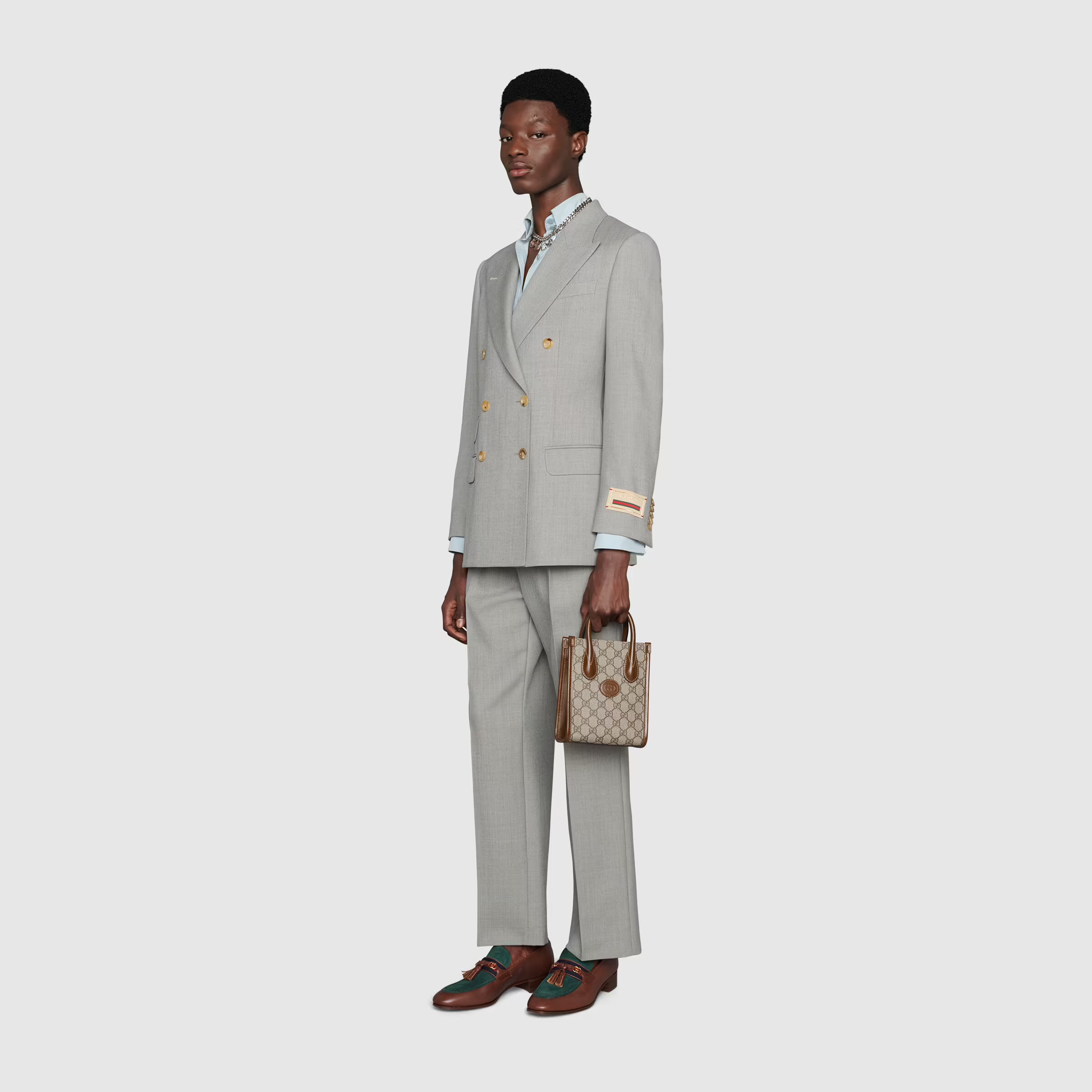 Mini tote bag with Interlocking G