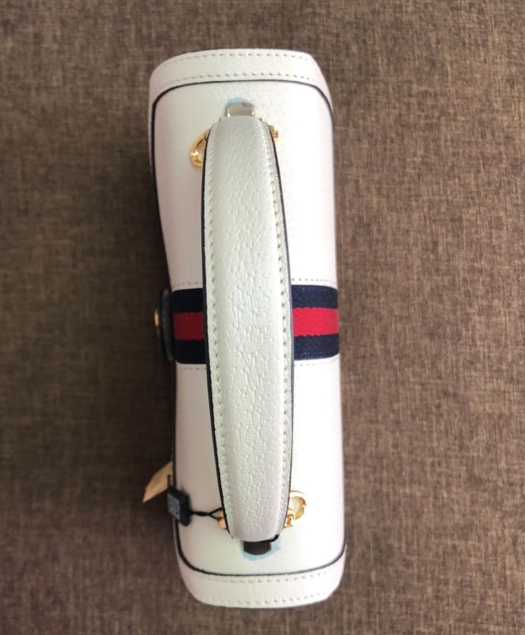 Gucci Ophidia Small Top Handle Bag With Web 652683