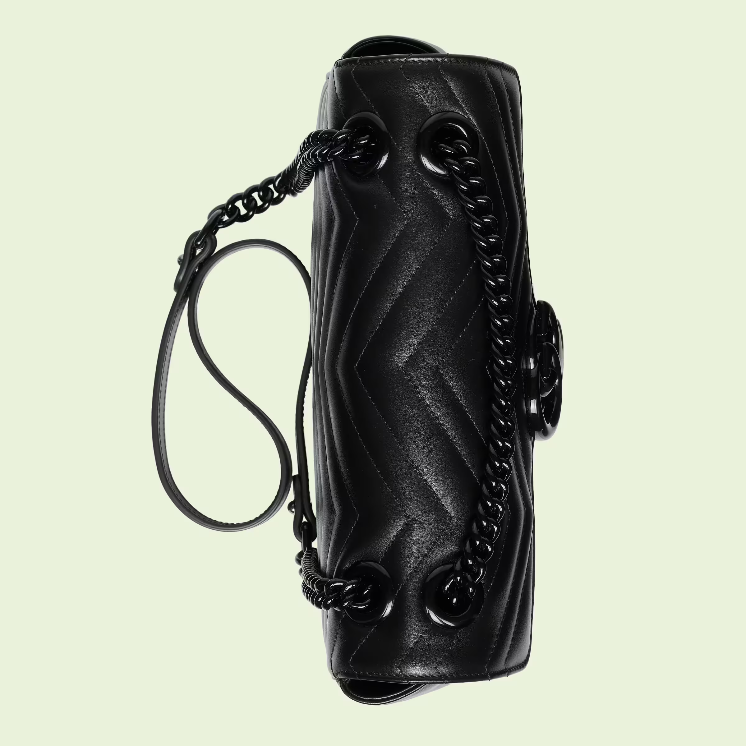 Gucci Marmont small shoulder bag - Black Leather