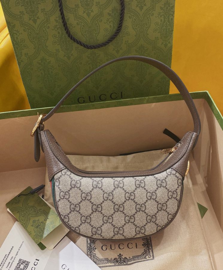 Gucci Ophidia GG Mini Bag 658551 Dark Coffee