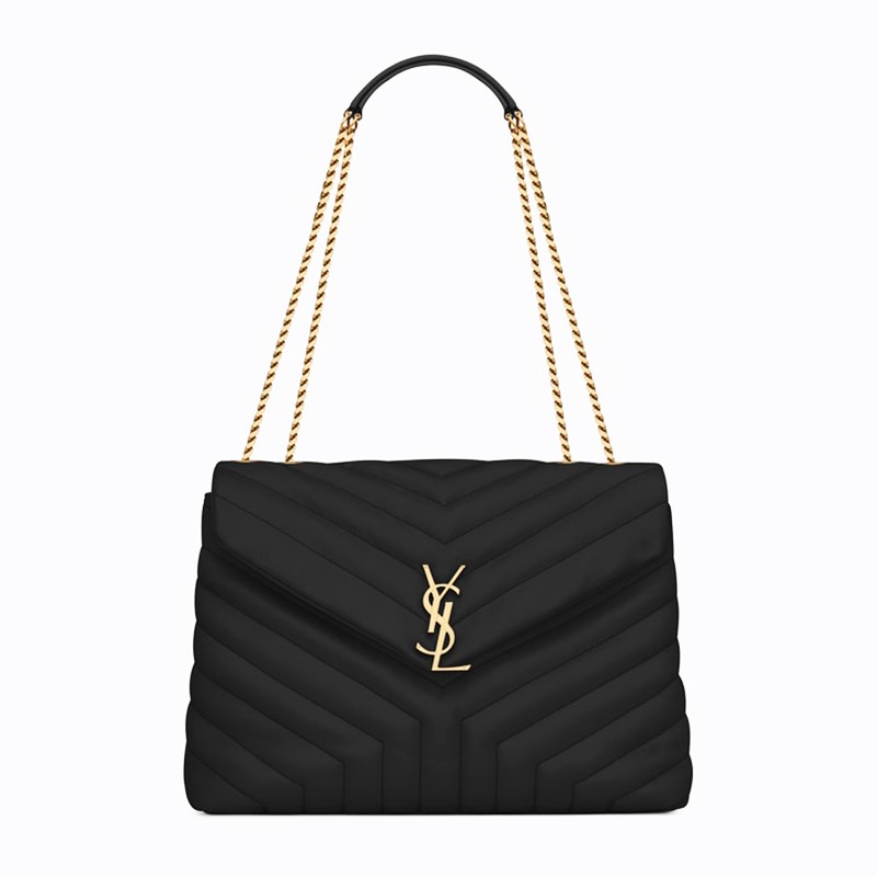 Saint Laurent Loulou Medium In Matelasse Y Leather