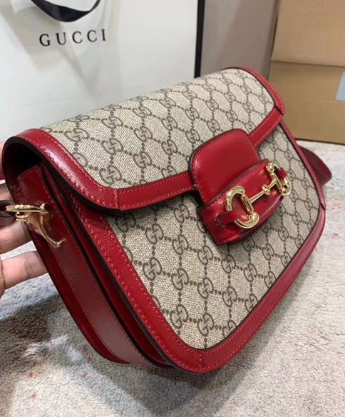Gucci 1955 Horsebit Bag 602204 Red