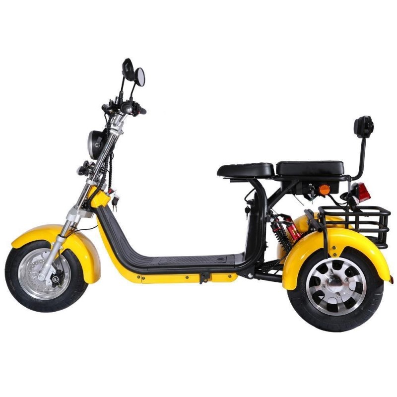 3 Wheels Adult Electric Scooter Electric Motorcycle With Passenger Seat