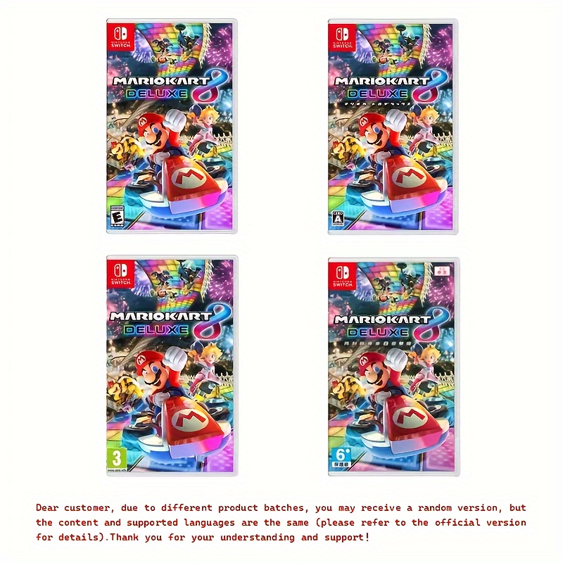 Mario Kart 8 Deluxe: Family Racing Fun | ESRB 10+ Multiplayer Action Game | Full Base Game CD