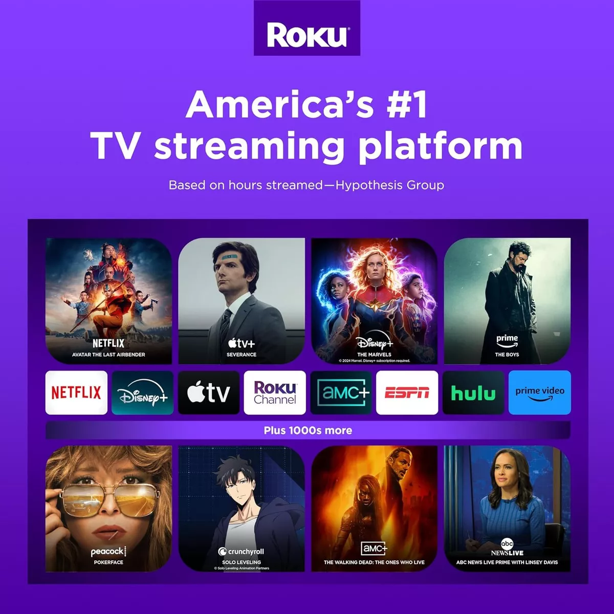 Smart Tv Roku 55 Pulgadas Led 4k Hdr 10 Class Select