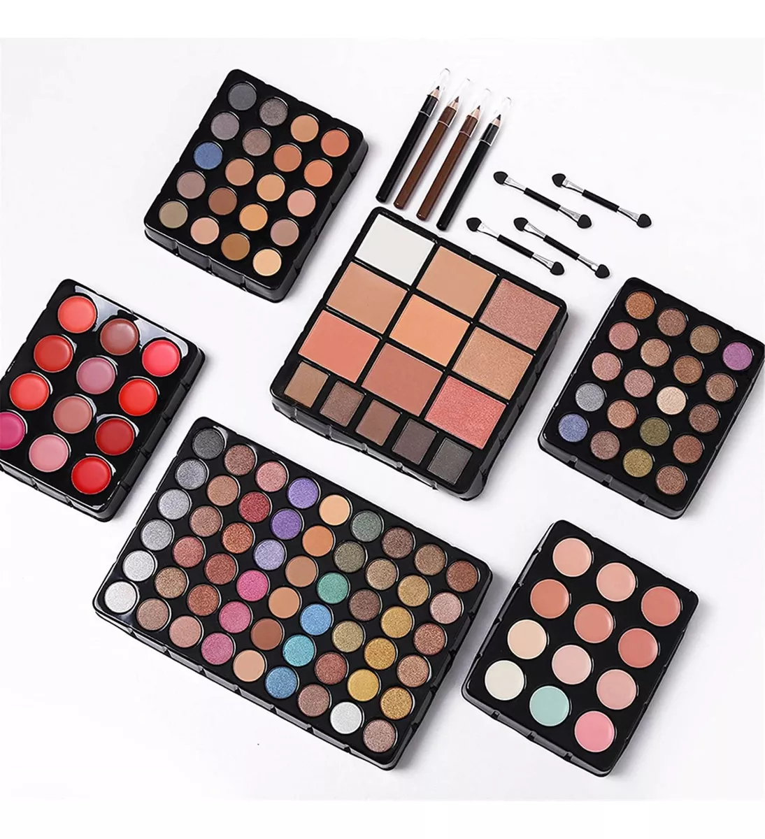 Miss Rose 190 - Kit De Maquillaje Para Maquillaje, Paleta De