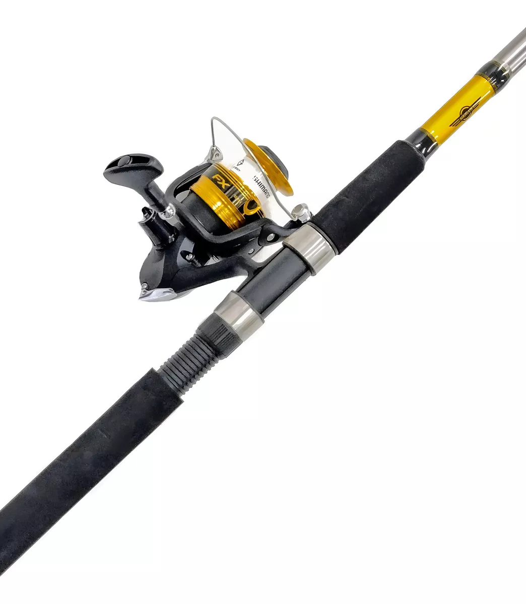 Combo Shimano Caña Fxs70mhc2 7 Pies Reel Fx 4000 Spinning Color Multicolor